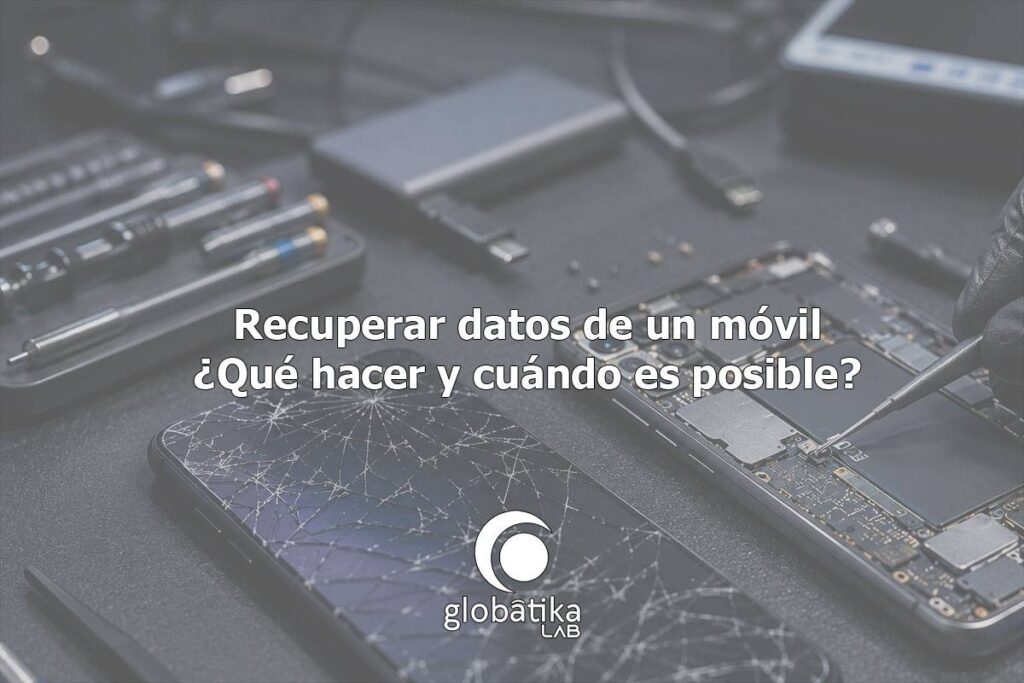 Recuperación forense de datos de un móvil dañado