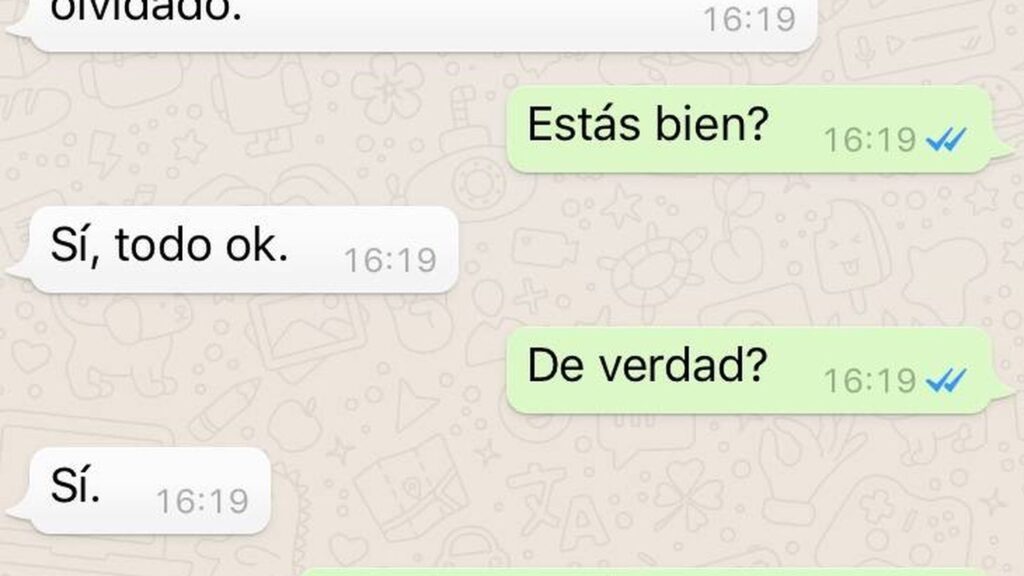 Conversación de WhatsApp sin certificar presentada como prueba judicial