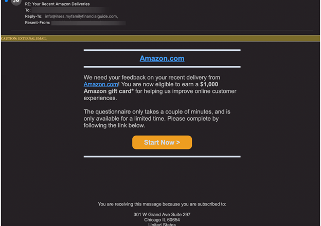 Phishing en los mails de Prime Day Amazon