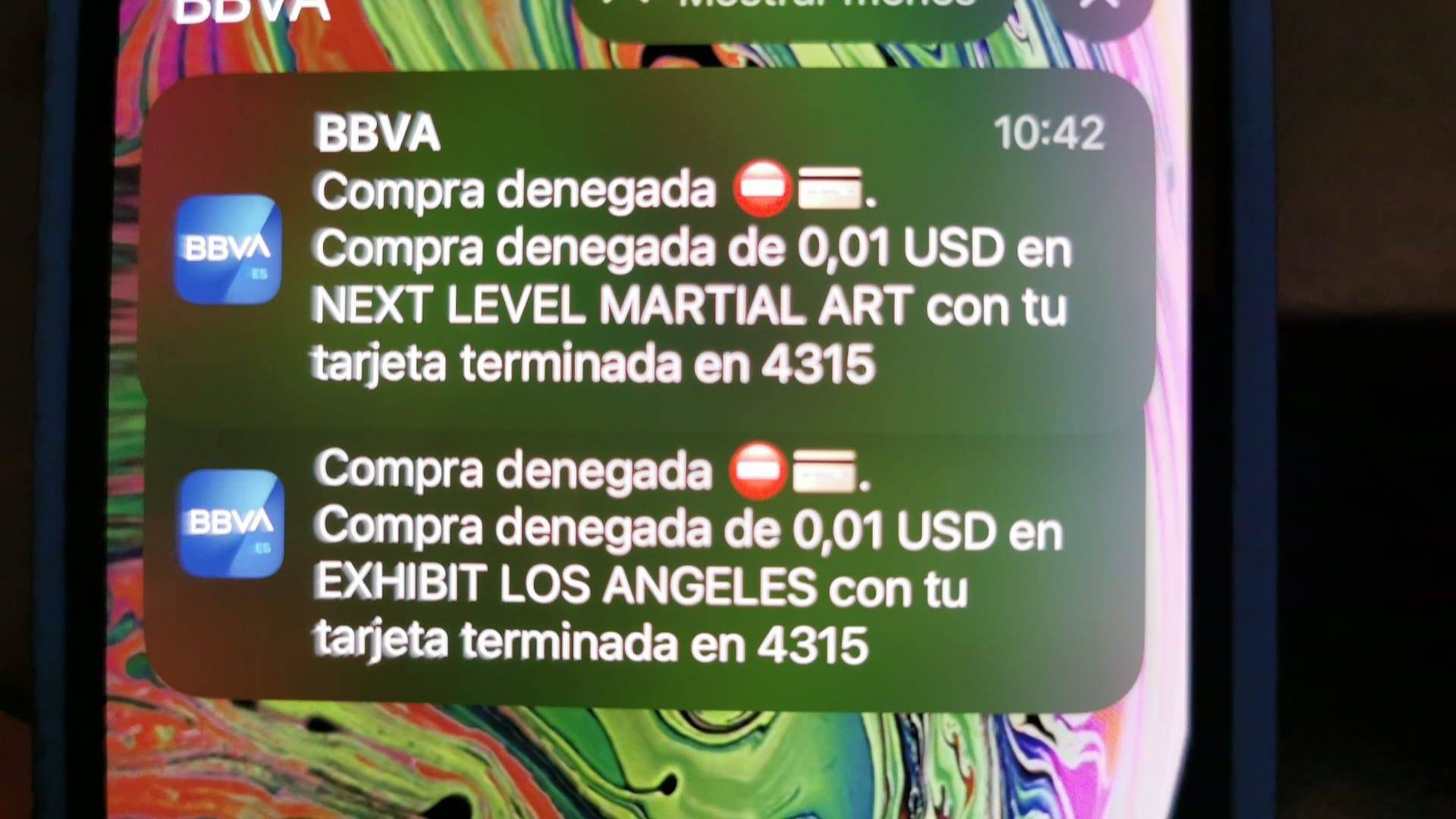 Ejemplo de fraude con el cargo de un céntimo