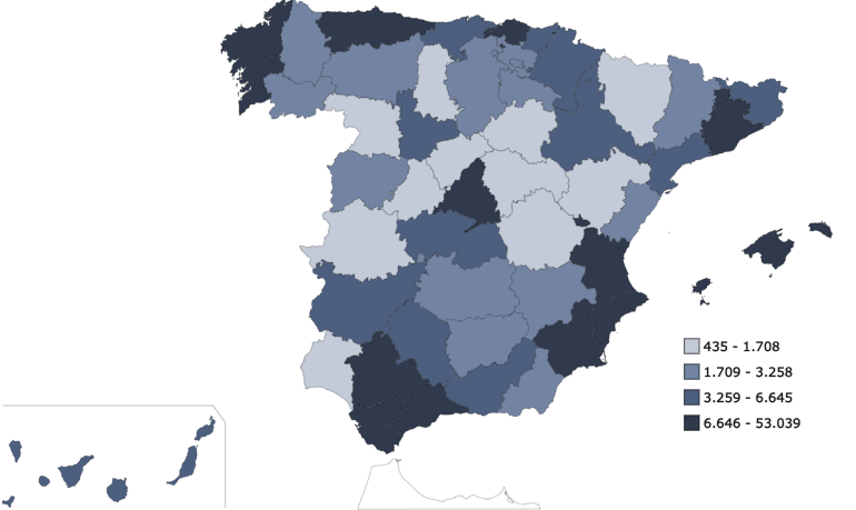 cibercriminalidad por provincias 2021