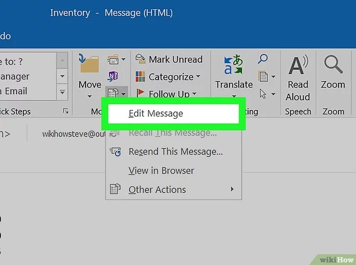 Captura-Peritar correo electróonico manipulado en Outlook