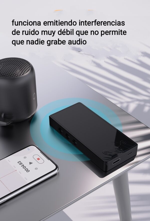 Inhibidor de grabaciones de audio