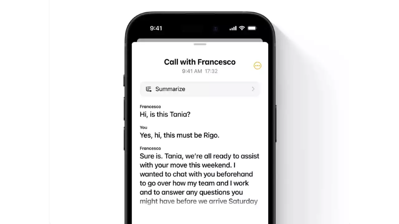 Grabar llamadas en iPhone transcripcion